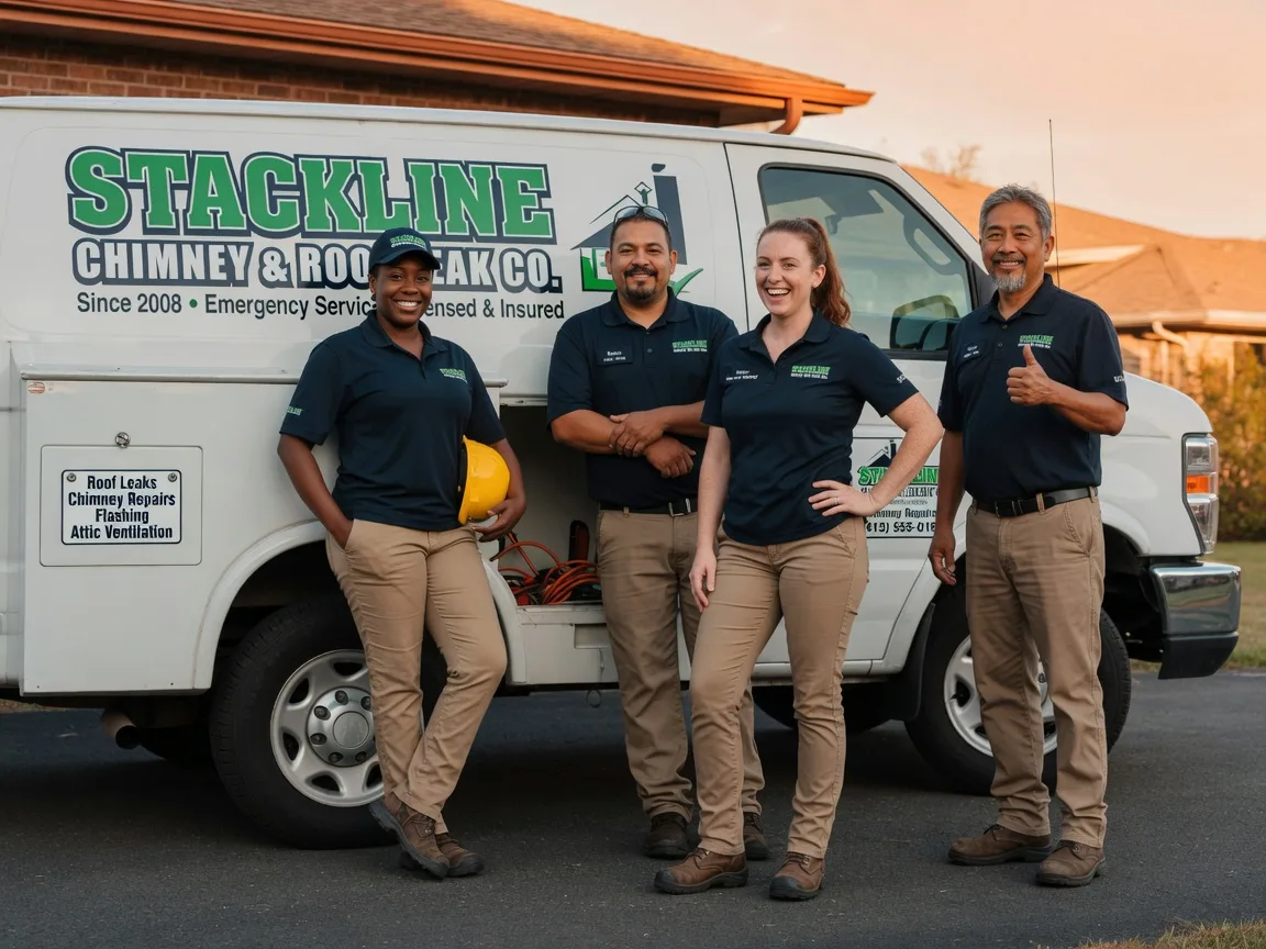 Chimney flashing repair company in Dell, MT